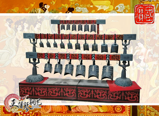 22件C型編鐘、小型演奏級、F調(diào)主旋律
